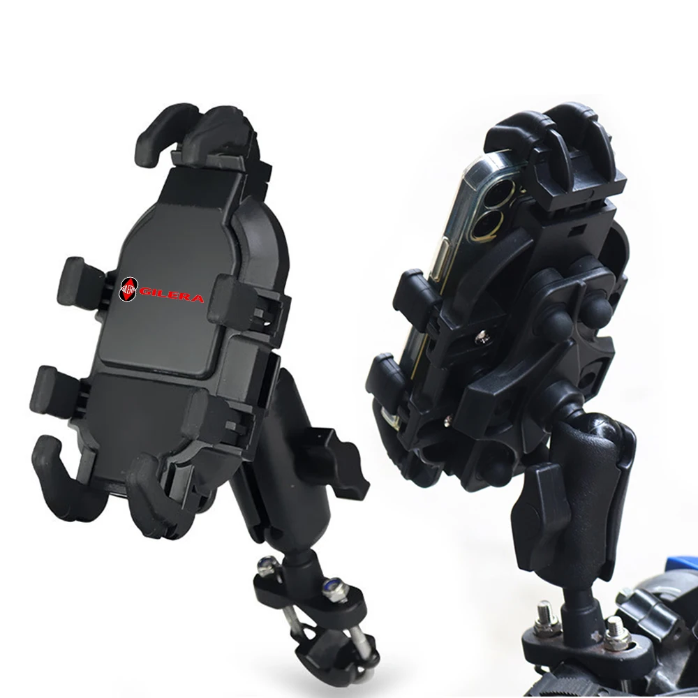 Upgrade Phone Holder Motorcycle 360° Adjustable Stand Shockproof For Gilera GP800 Fuoco Nexus 500 Runner 125 200 NEXUS250