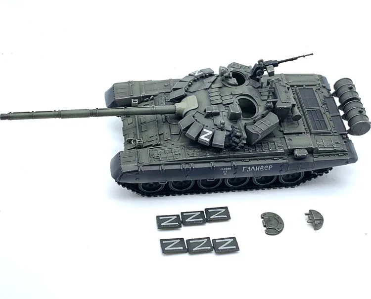 2024 New 1:72 Scale Plastics T-72B3 Armored Transport Vehicle Tank Chariot Model Militarized Combat Track Type Classics