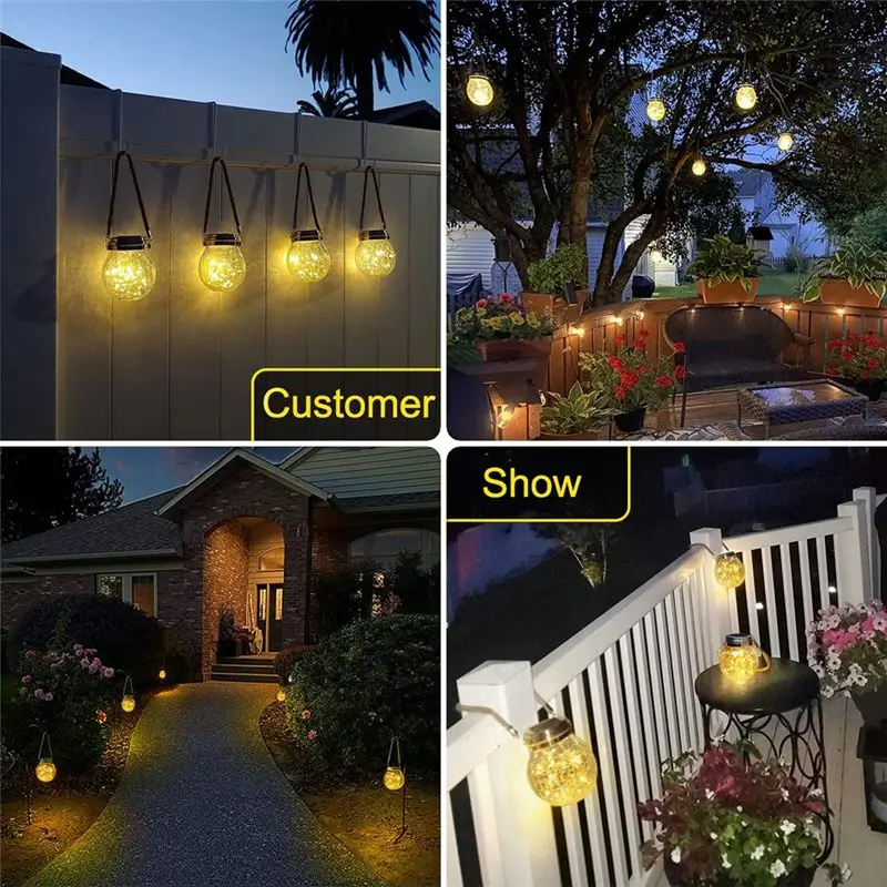 

Новый заводской уличный подвесной солнечный фонарь, ретро-металлический солнечный фонарь с теплыми белыми водонепроницаемыми лампами, солнечные светодиодные фонари