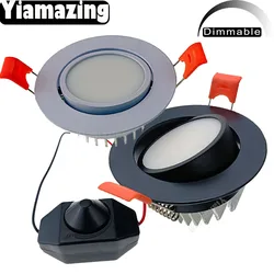 220V Adjust Angle LED Downlight IP65 IP66 IP67 Oudoor Waterproof 7W 9W 12W Changeable Kitchen Bathroom Ceiling Lamp Spot Light