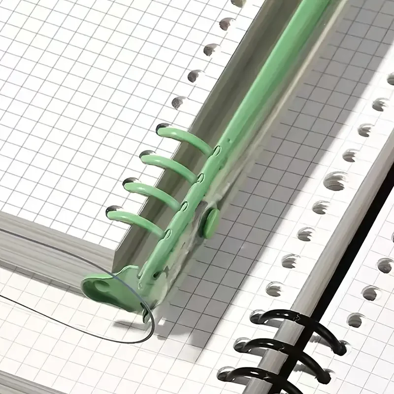 240 Pages Diary A5 Transparent Soft Cover Loose Leaf Checkered Book School Notebooks Notebook Notepad Writing Pads Office