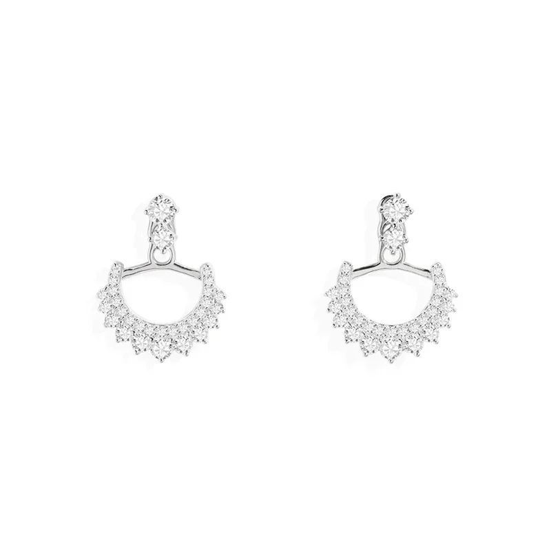 LI KI 925 Silver High Quality 2024 New Printemps Series Exquisite Moon Necklace Bracelet Earrings Ring For Women  Jewelry view 5