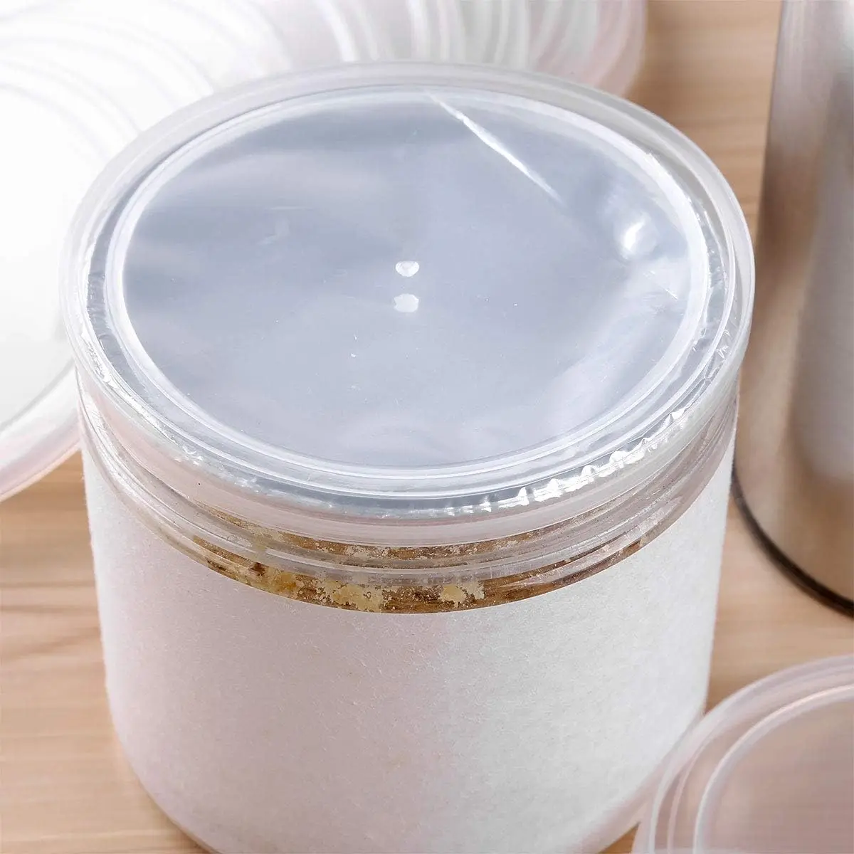 10Pcs 57mm/65mm/75mm/85mm/100mm Plastic Tight Seal Lids For Canned Goods or Pet Dog Cat Food Food Saver Reusable