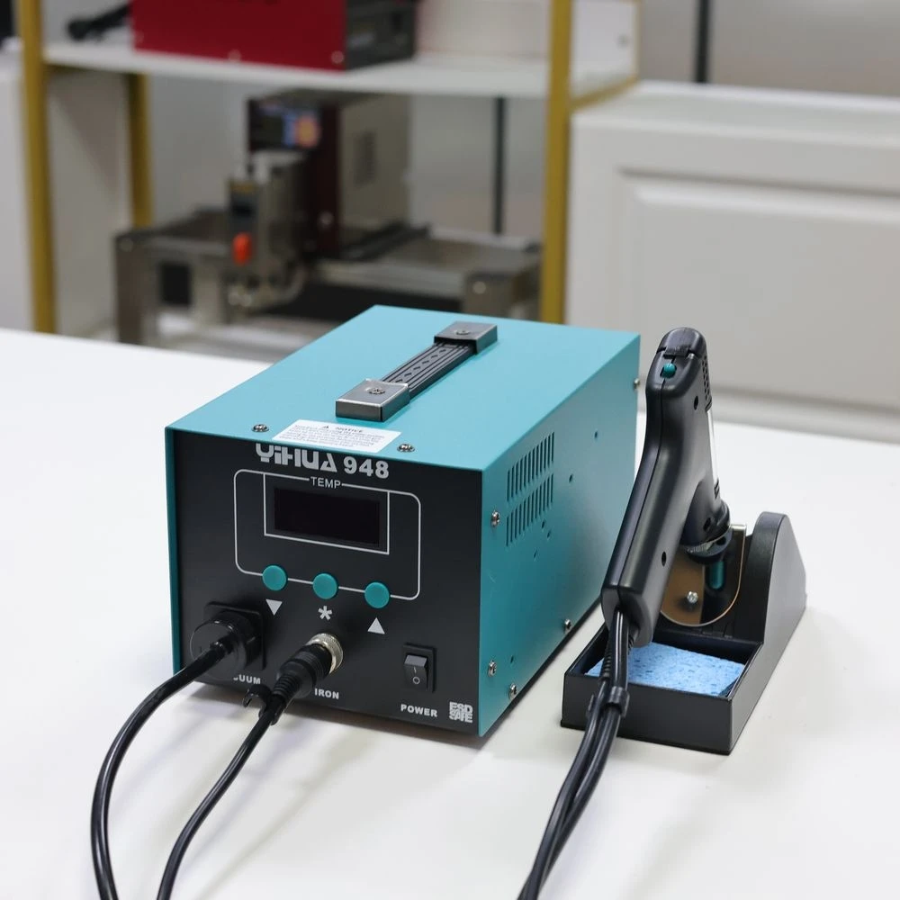Stazione a ventosa per saldatura elettrica professionale YIHUA 948 90W |   Display a LED |   Controllo della temperatura 380 ° C-480 ° C
