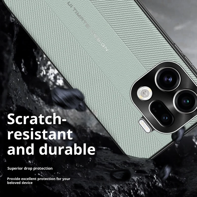 حافظة لهاتف OPPO Find X9 Pro حافظة جلدية فاخرة على طراز الأعمال الراقية لهاتف OPPO Find X9Pro ممتص للصدمات Funda #5