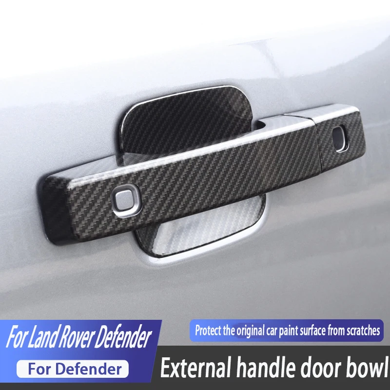 For Land Rover Defender L663 90 110 2020-2025 ABS Exterior Door Handle Cup Cover Trim Door Bowl Protector Accessories