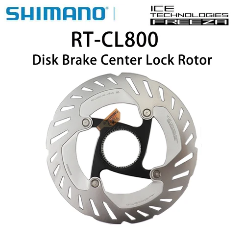 Shimano-disco de freno con tecnología de hielo RT CL800, disco de bloqueo central, Rotor para bicicletas de montaña y carretera, CL800, 140mm, 160mm