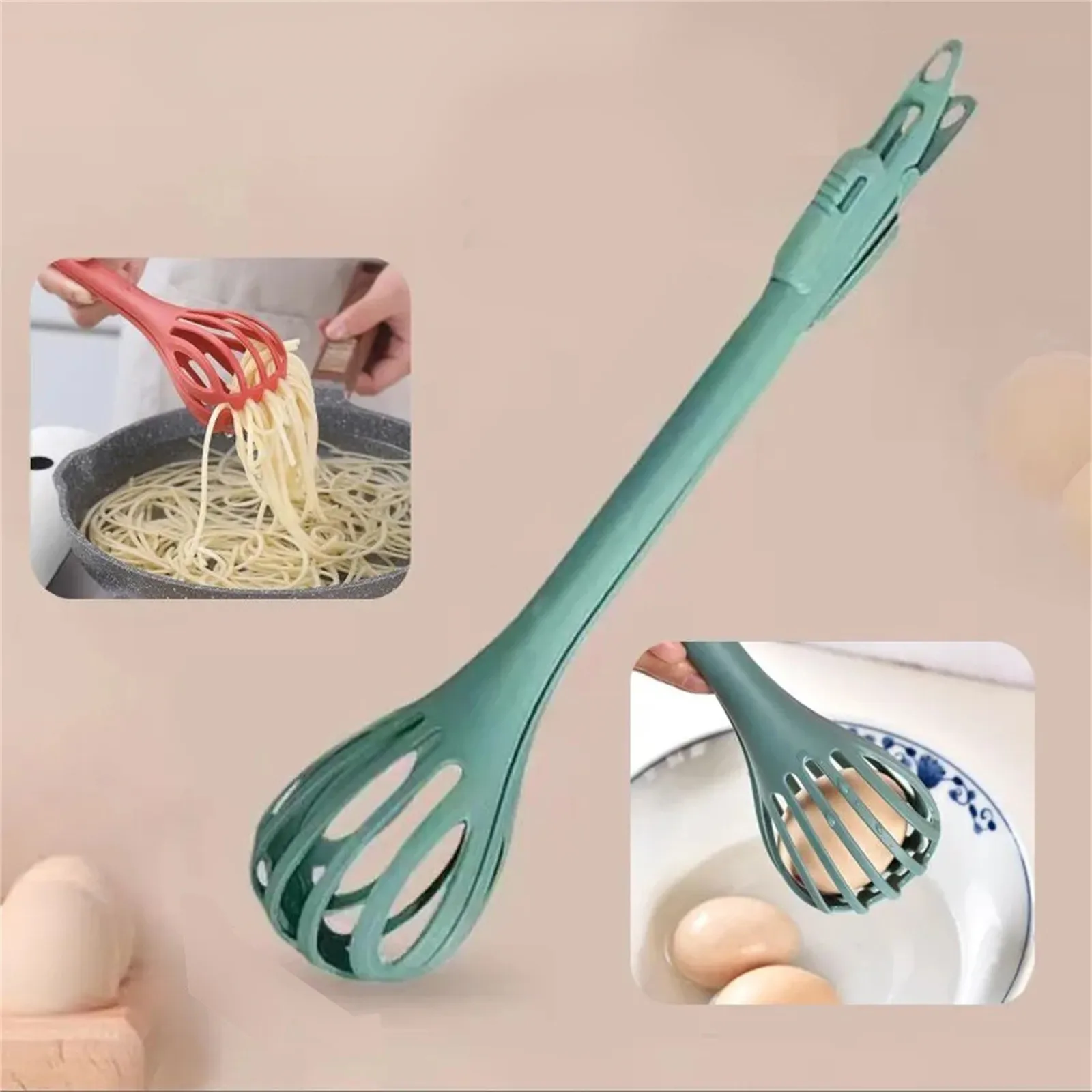

Handle Whisk Creative Kitchen Mixer Wire Egg Beater Tool Kichen Cream Bake Tool Kitchen Accessory Multifunctional Egg Beater
