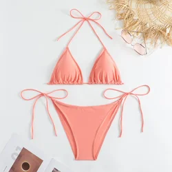 New Swimsuit Sexy Europe and The United States Bikini Beach Suit Bikini Fashion Split Swimsuit