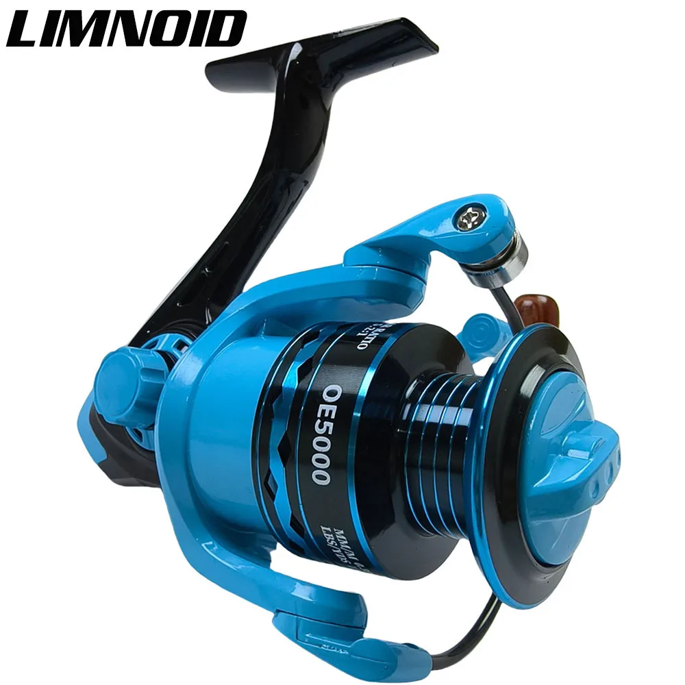 Limnoid Spinnrolle 14BB 5,2:1 Übersetzungsverhältnis CNC-Aluminium-Spule Maximale Bremskraft 5-10KG für Süßwasser- und Salzwasserfischen