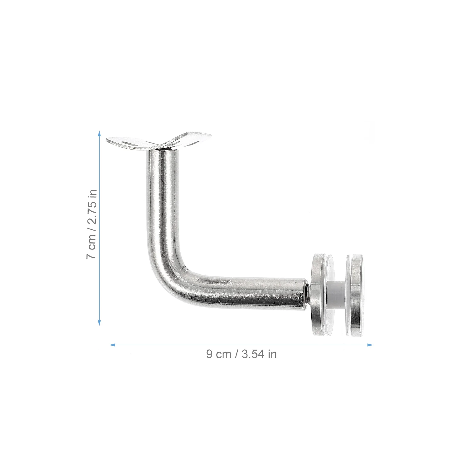 2 قطعة ملحقات درابزين الدرج مادة ممتازة دعم درابزين متين ثابت غير ديكور منزلي حديث #6