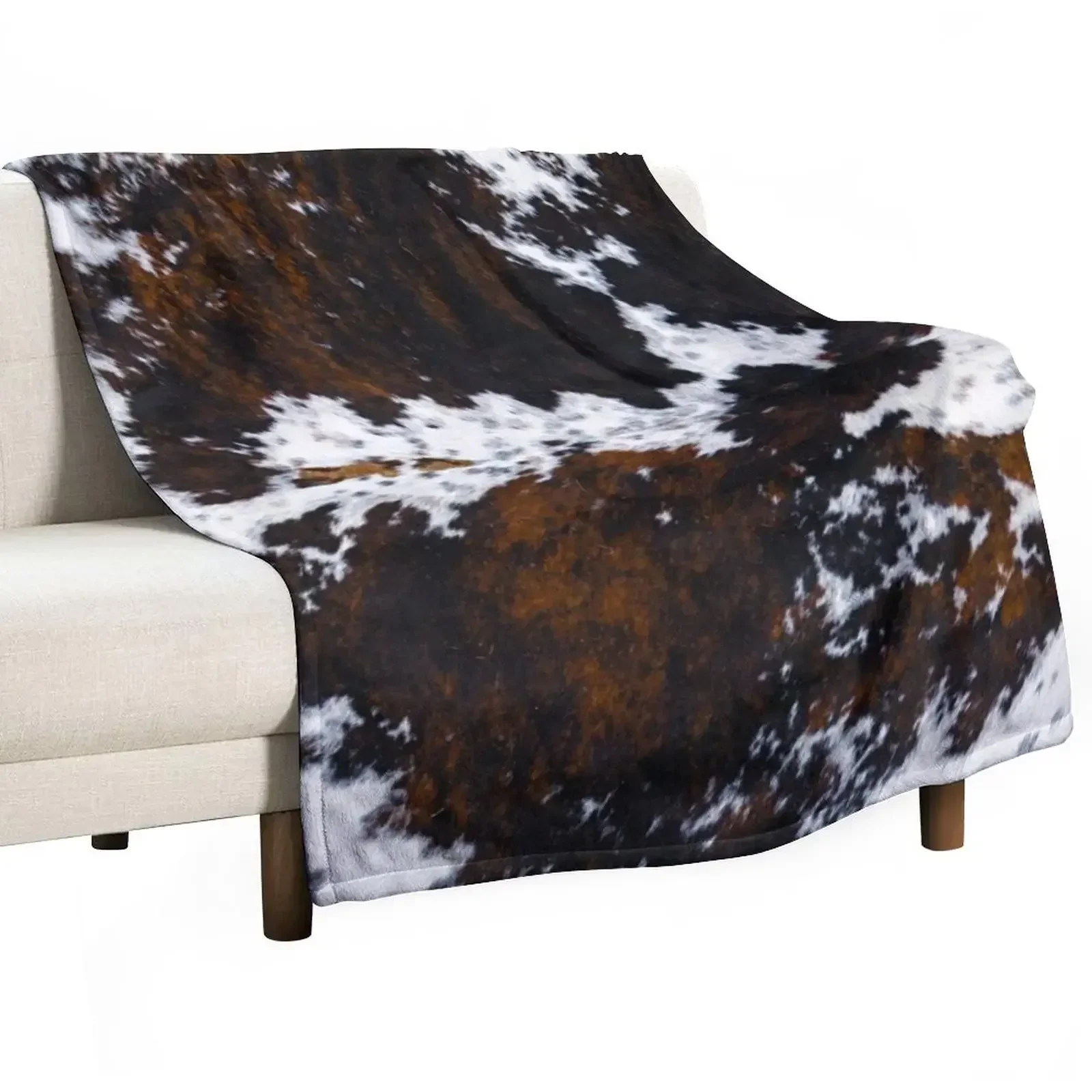 

Spotty luxurious cowhide Throw Blanket Thins For Decorative Sofa Blankets