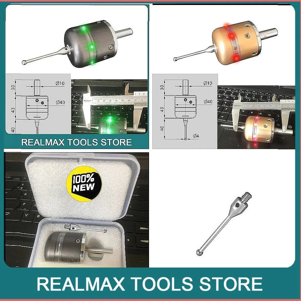 

Инструмент для 3D-измерения кромки с высокой точностью 0,01 мм, 3-координатный центрирующий стержень для фрезерных станков с ЧПУ и механических обрабатывающих центров
