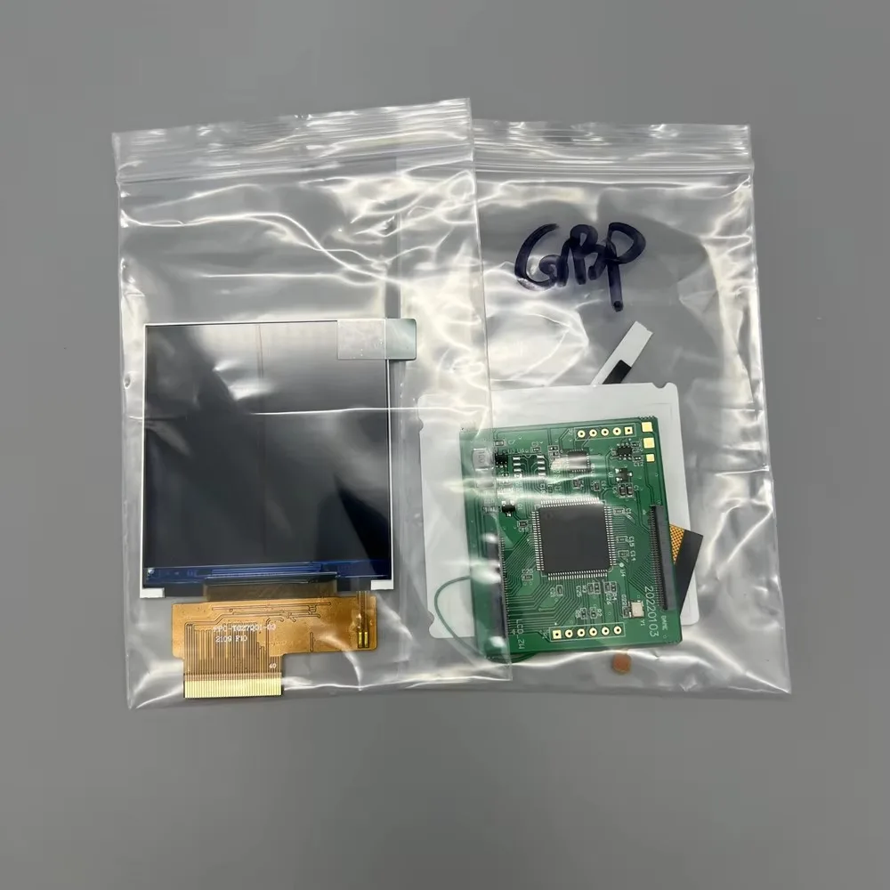 Nowy ekran LCD GBP. 2.6-calowy ekran IPS o oryginalnym rozmiarze i wysokiej jasności do Gameboy Pocket (GBP). Łatwy w instalacji. — zdjęcie produktu 4