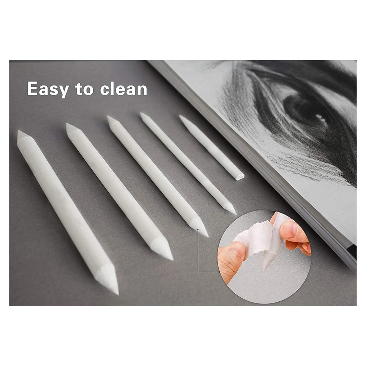 Gfc-12 шт. смешивающие пеньки и тортильоны, бумажные художественные блендеры с наждачной бумагой, точилка для карандашей, указатель для студенческого художника