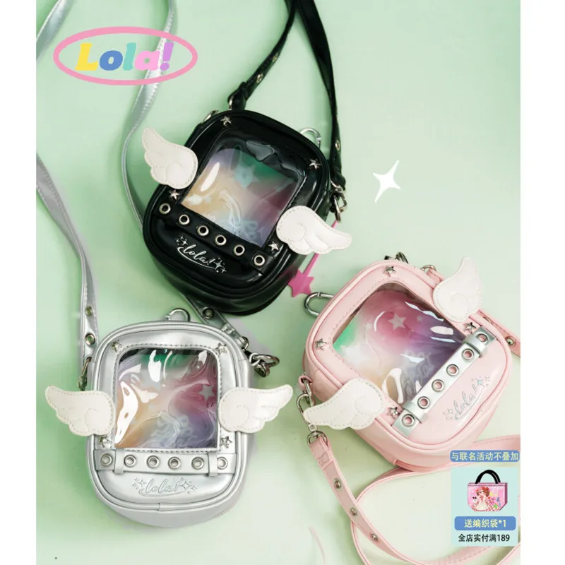 

Halloween Cosplay Bags Angel Pain Bag Crossbody Bag Small Snack Bag Anime Student Travel Shoulder Bag