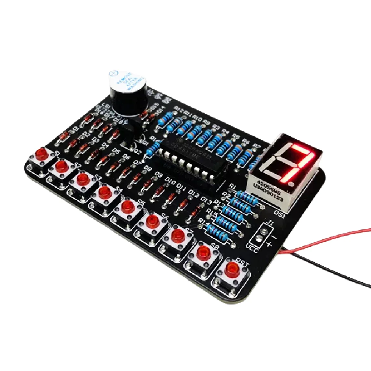 DC 4-6V 8-Way Robocall DIY Soldering Kit, Buzzer Circuit Electronic Production Kit for STEM Learning, Electronic Hobby Practice