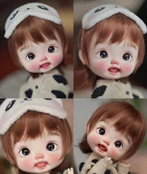 New Smile 1/6 25cm Naughty Girl BJD nuonuo toy model humanoid doll birthday gift diy put off-the-shelf makeup