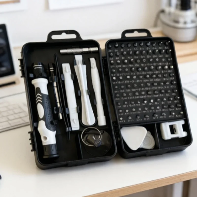 115-in-1 Professional Hand Repair Tool Set, Magnetic Precision Screwdriver & Nut Driver for Electronic Device Maintenance