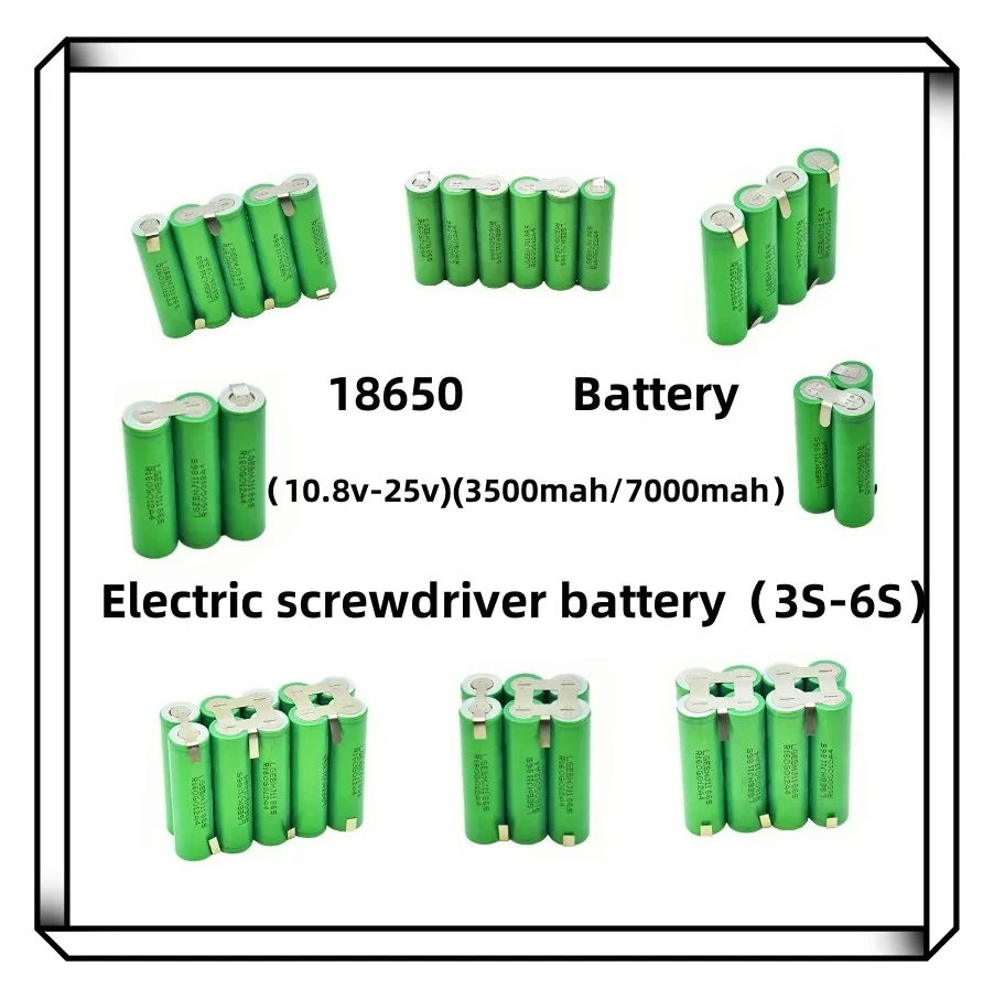 2023 2S 1P 1S 3P 3S 2P 4S 2P 5S 2P 8.4V 3.7V 10.8V 16.8V 18V Mj1 Accu 18650 3500 Mah Batterij Voor 18V Schroevendraaier Gereedschapsbatterij