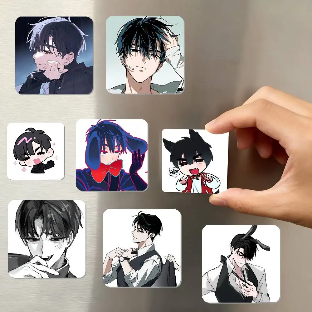 Cute Ivan Alien Stage Refrigerator Magnet Square Stickers - Can Be Used To Personalize Home Decoration And Are Ideal Keepsakes