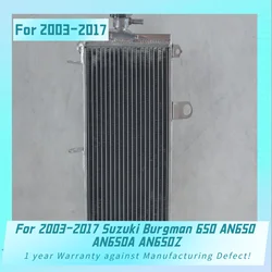 Aluminum Radiator Cooler Cooling Coolant For 2003-2017 Suzuki Burgman 650 AN650 AN650A AN650Z 2003 2004 2005 2006 2007 2008 2009