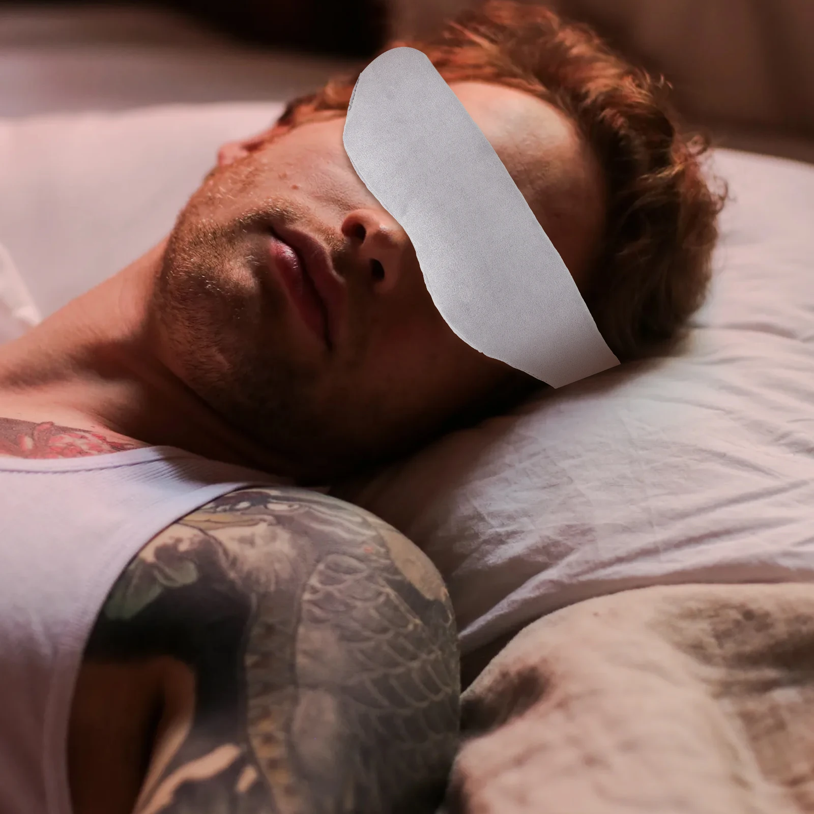 

Sleep Mask Silk Eye Blindfold Eyeshade Blackout Lightweight Rest Patch Grey Child