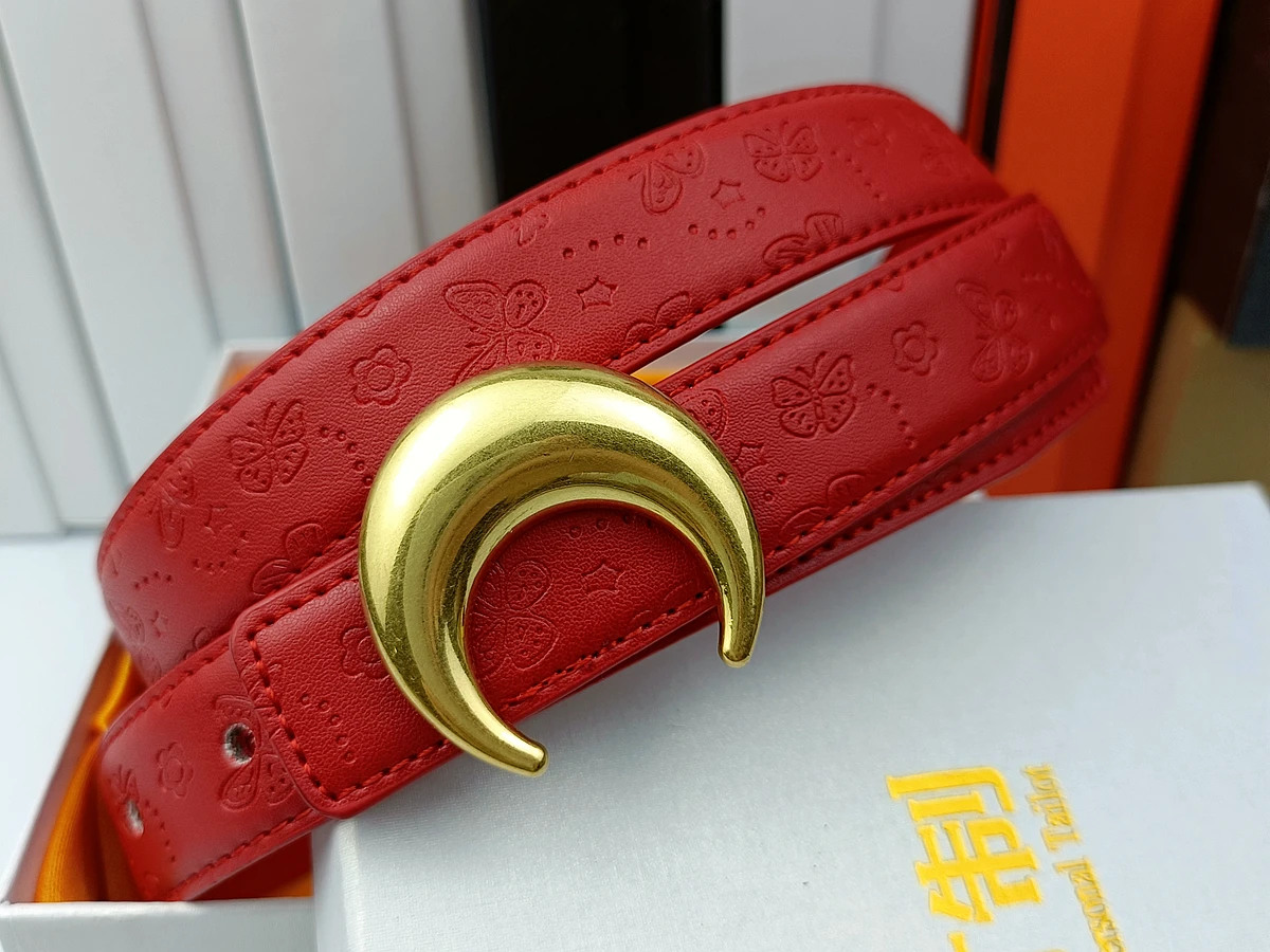 

Waist Decoration Fashion Versatile Leather Stylish Belt Casual Luxury Design Slide Buckle Belt Simple Waistband For Women Girl