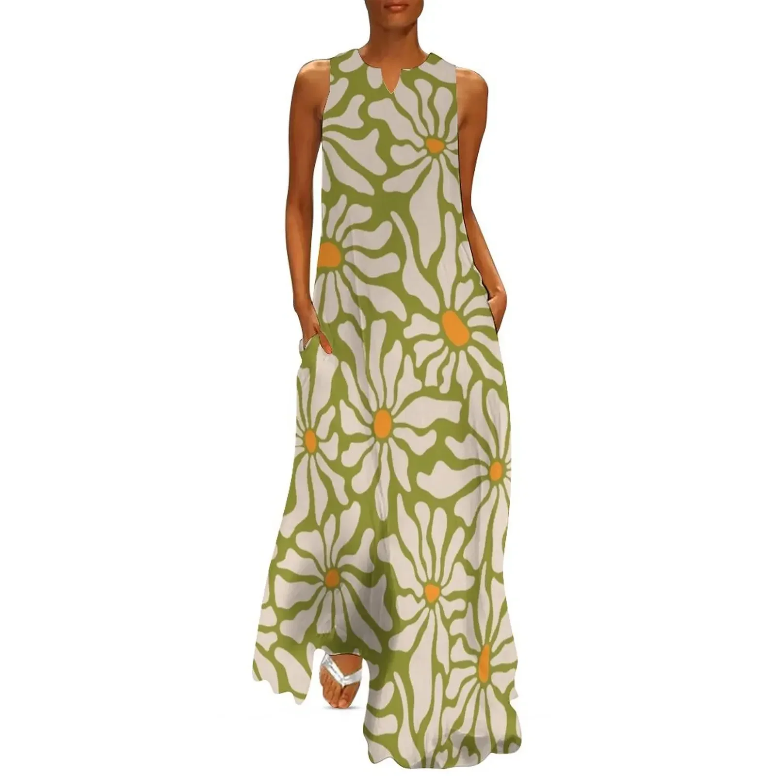 

Light green bloom. Retro floral pattern Long Dress dresses for official occasions Long veiled dresses Long dress woman Dress