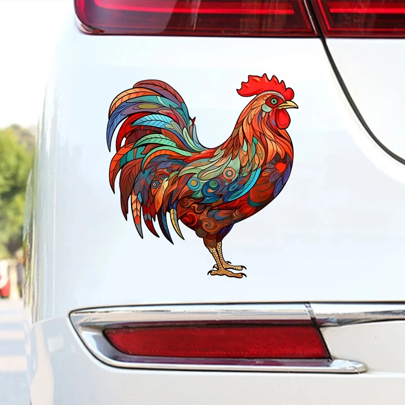 Car Sticker Decal Chicken Animal Sticker, Creative Niche Vinyl Car Stickers Waterproof Motorcycle Stickers