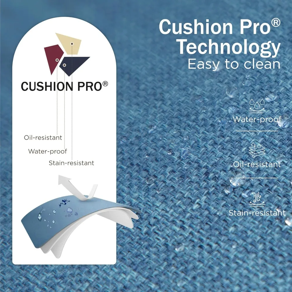 طقم أثاث خارجي مكون من خمس قطع، طقم خارجي معدني فاخر، بما في ذلك مقعدًا عميقًا بثلاثة مقاعد وكرسيين دوارين