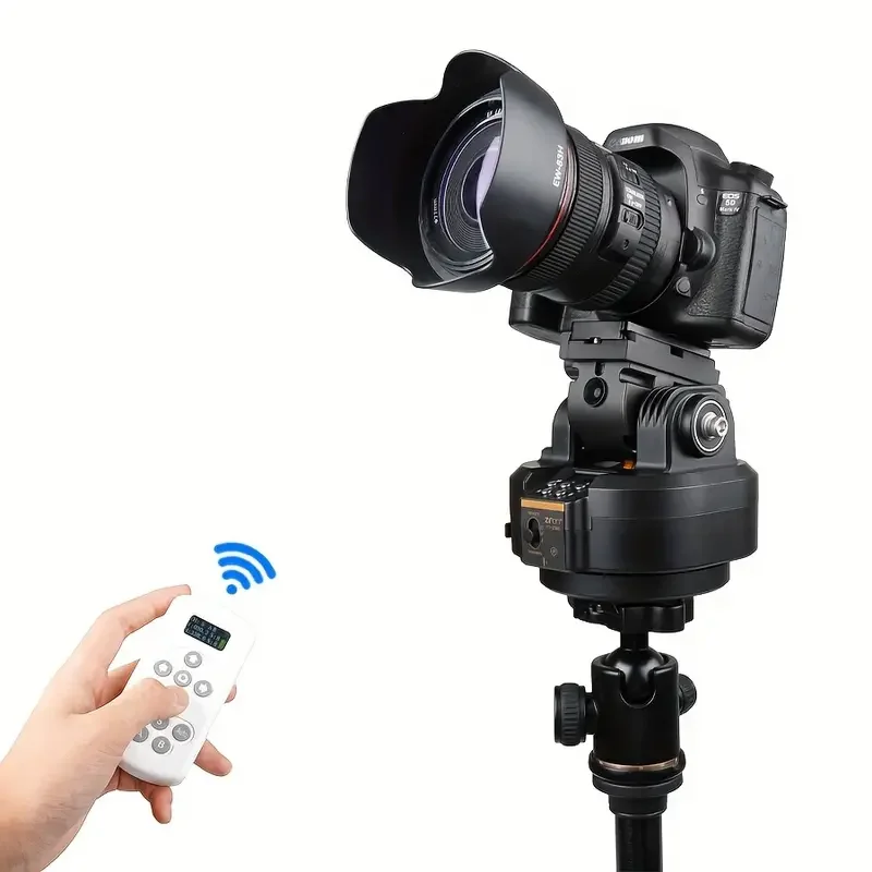 

YT-2000 AI Follow Track Auto Motorized Rotating Panoramic Head Pan Tilt Video Tripod Stabilizer for Smartphone Cameras