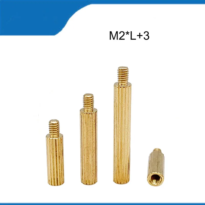 

High Quality M2*L+3 10PCS Copper Column Screw Round Security Copper Column Camera Stud Single Head Copper Column