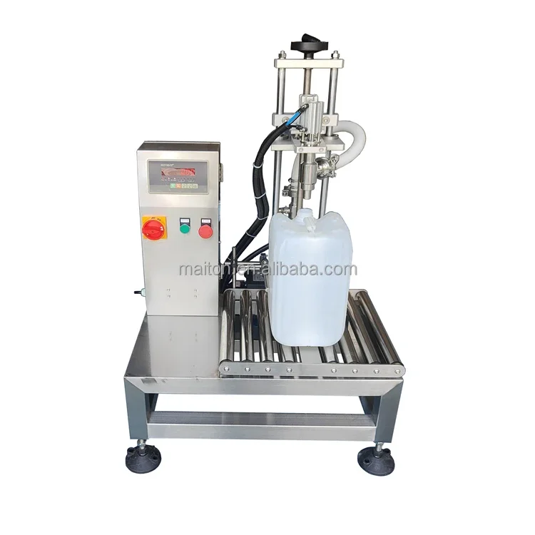 Large flow weighing honey filling machine for household and commercial use edible oil sesame paste