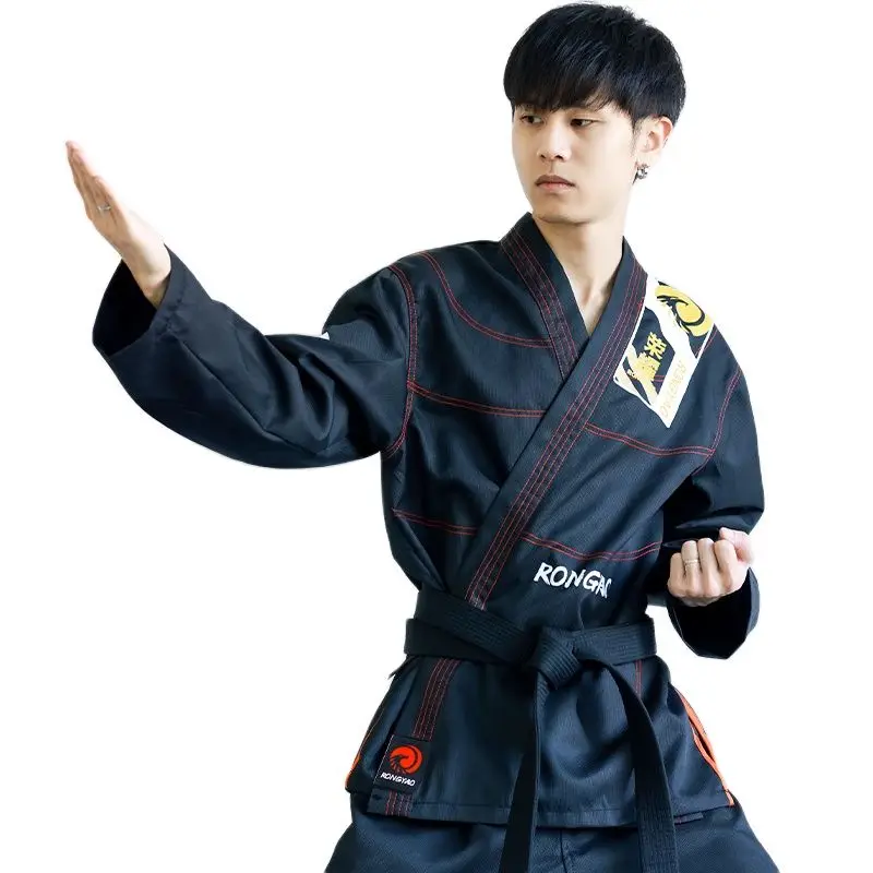 Black White TaeKwonDo Uniform Martial Arts Brand New Quality Karate Dobok Adult Kids