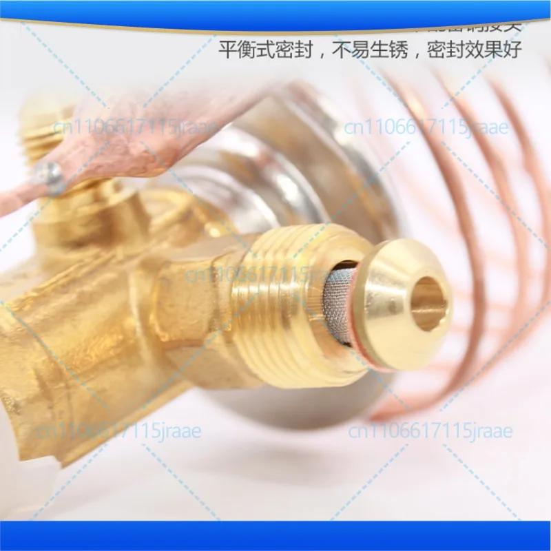For ERF threaded thermal expansion valve R22 refrigerant internal and external balance air conditioning throttle valve