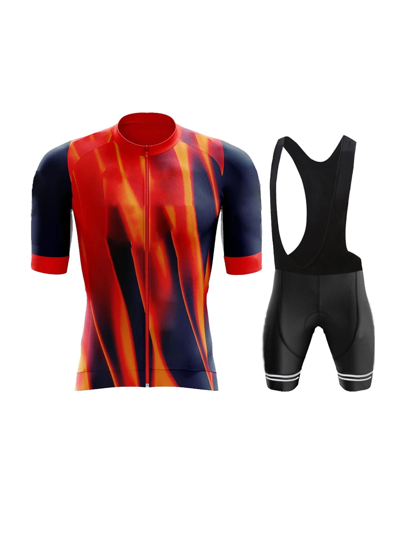 

Мужской велосипедный комплект: шорты и майка, 3D-подкладка, велосипедные шорты-комбинезон, футболка для МТБ, одежда для велоспорта с коротким рукавом