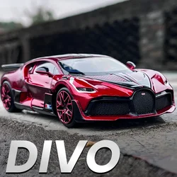 New 1:32 Bugatti DIVO Supercar Diecasts &Toy Vehicle Metal Car Model Shock absorber Sound Light Collection Car Toy Birthday Gift