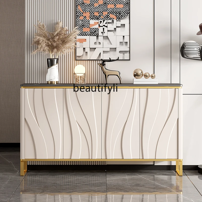 Entrance Entrance High-End Hallway Shoe Cabinet Modern Minimalist Living Room Sideboard Cabinet Front Door Storage Curio Cabinet