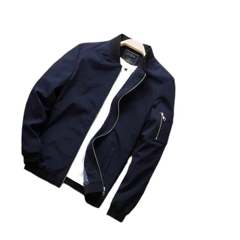 Men's Fashion Baseball Jacket - Autumn Youth Slim Fit Outerwear