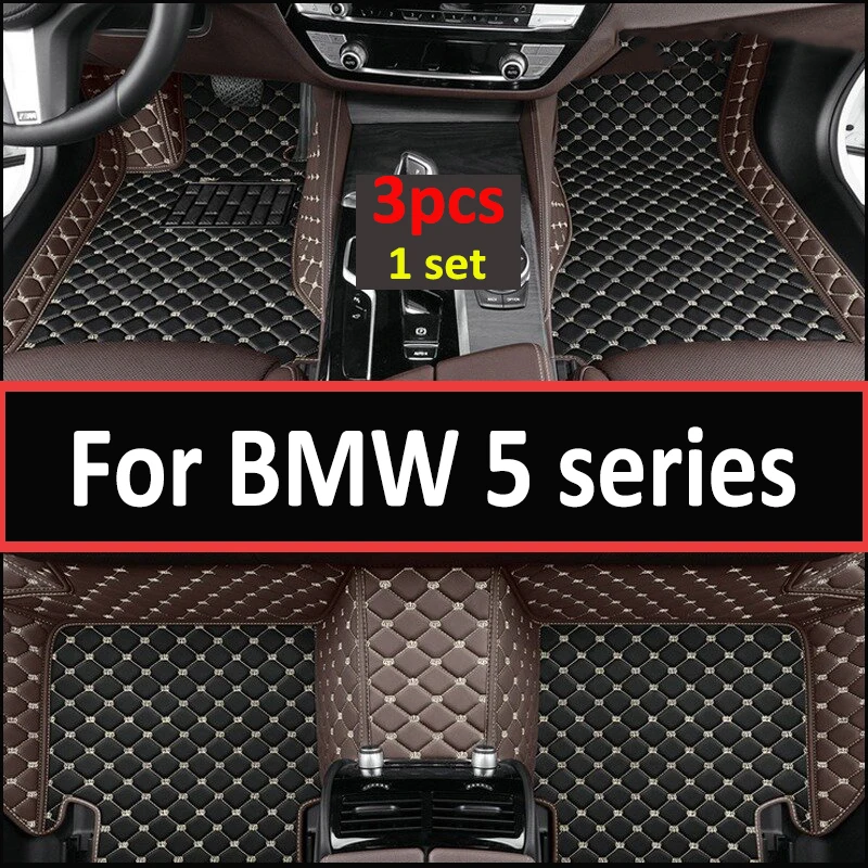 

Car floor mats for BMW 5 series G30 525i 530i 540i 2018 19 20 21 22 Custom auto foot Pads automobile cover interior accessories