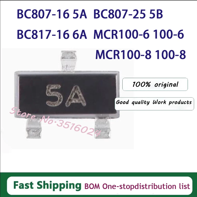 100Pcs/Lot Bc807-16… - image