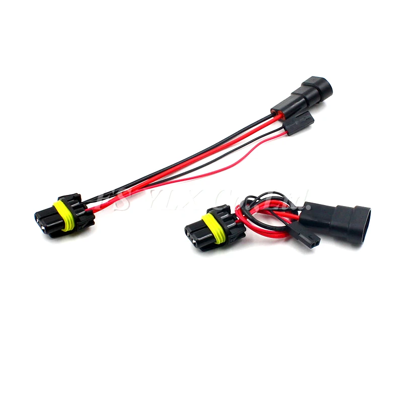 FSYLX 2pc 9005 hb3 9006 hb4 high beam HID Bi-xenon Adapter for the H1 D2S HID Bi-xenon headlight retrofit harness socket cable