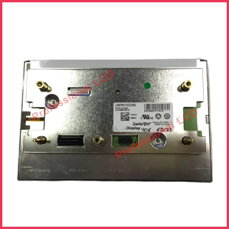 Original 7 Inch LCD Display With Touch Screen  For Pioneer AVH-P3400DVD GPD Audio Center Control DVD Player LCD Monitor