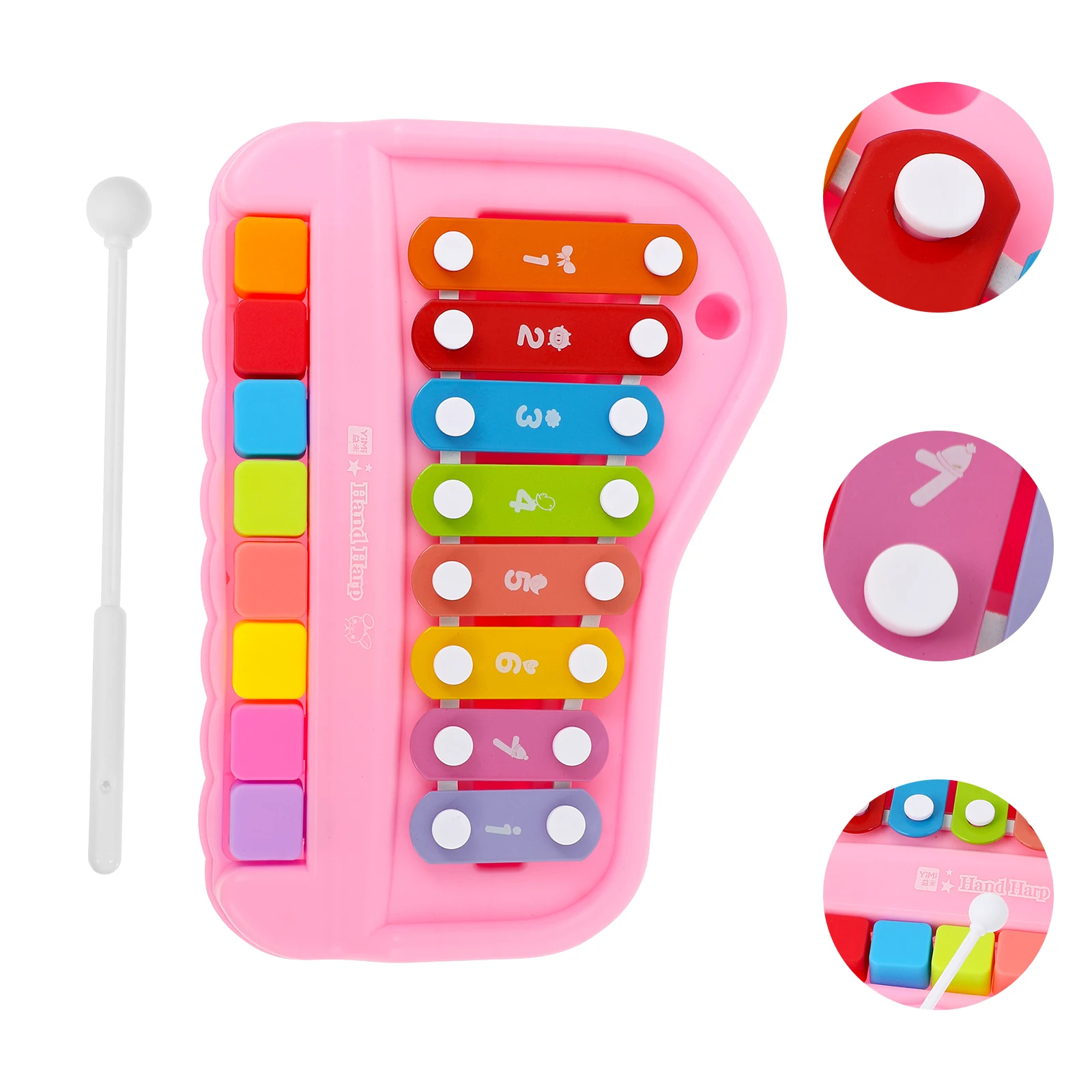 

Xylophone Toy Toddler Musical Instruments Baby Educational Percussion Kid Piano Knocking