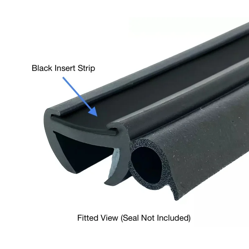 RV Camper Window Rubber Seal 25mm Black Insert Cover Strip For Caravan & Motorhome Party Accessories Sold By Meter