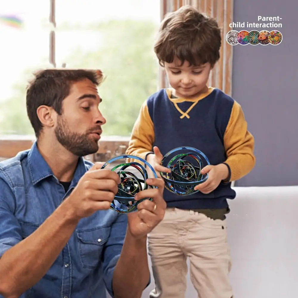 

360 ° Вращающийся 3D вращающийся пазл «сделай сам», шариковые блесны для кошек, головоломка, строительный блок, креативный двусторонний вращающийся шар, игрушка, детские игрушки