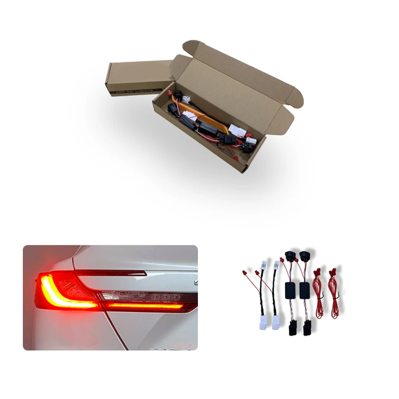 Dla Toyota Camry XV80 2024, moduł tylnego światła LED, tylne światło hamowania, oddychająca lampa błyskowa, modyfikacja samochodu — zdjęcie 2