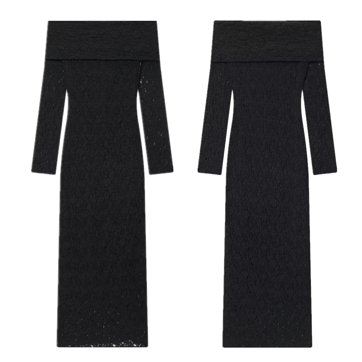 

Maxdutti French Fashion Elegant Sexy Party Dresses Women's Lace Dress Black Women Dress Womens Dresses Long Dress Vestidos