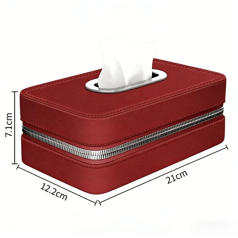 Universelle Auto-Rücksitz-Taschentuchbox, Servietten-Aufbewahrungstasche, Papierhandtuchhalter, hängende Ausführung, Auto-Innenraumzubehör – Detail 6